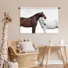 Paard - Modern - Balans Wandkleed katoen middel -wsfeer5_kind