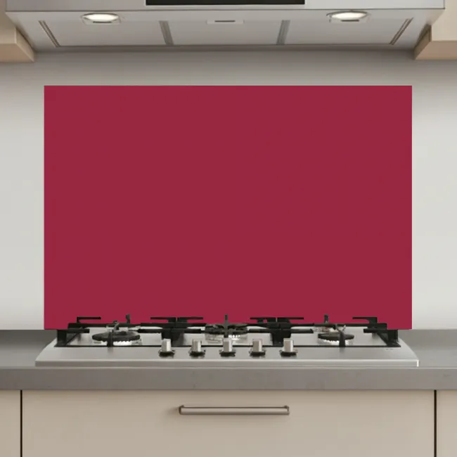 Rood - Effen kleur keuken achterwand spatscherm klein 900 -3d_website