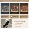 Dennenappels - Boom - Winter - Natuur - Bruin Light Box met batterij (Wandlamp) middel -USP_lichtkleurNL