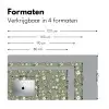 Botanisch - Vogels - Groen Muismat XXL klein 681 -sfeer5