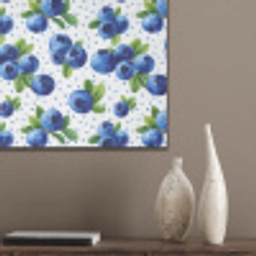 Bessen - Patroon - Blauw PET vilt klein 837 -sfeer6_closeup
