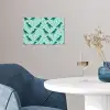 Donkergroen - Dinosaurussen - Afdrukken - Bladeren poster papier klein -sfeer3