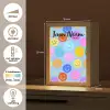 Smileys - Kleurrijk - Grappig Light Box met kabel (Kinderlampje) klein -USP_NL