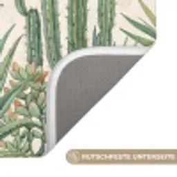 Woestijn - Planten - Groen Badmat klein -USP_AntislipDE