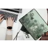Tropische tuin - Koepelgebouw - Bloemen laptophoes neopreen klein -bureau