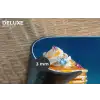 Pannenkoeken - Steentjes - Glitter - Slagroom Placemat vinyl groot -closeup