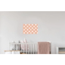 Klassiek - Polka - Perzik Muursticker klein 286 -kinderkamer