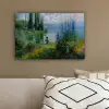 Bloemen - Meer - Bergen - Groen canvas 2cm klein -sfeer3