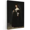 Het huwelijksportret van Oopjen Coppit - Rembrandt van Rijn canvas 2cm klein -z3d