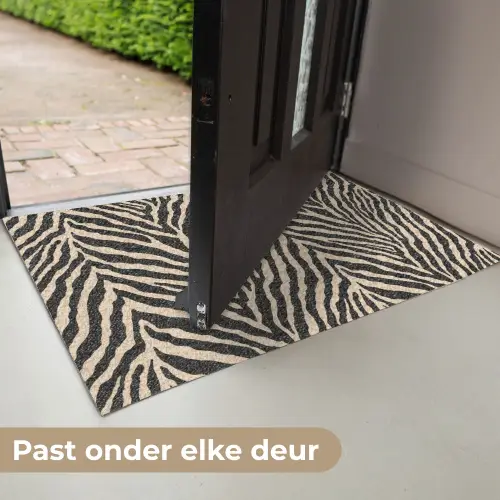 Zebra - Klassiek - Zwart Deurmat klein 898 -USP_NL