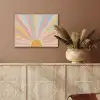 Illustratie - Zon - Pastelkleuren PET vilt klein -sfeer4
