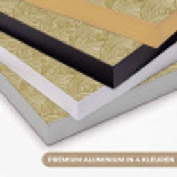 Waaier - Geometrisch - Groen Textielframe zwart klein 947 -USP_kleurenNL