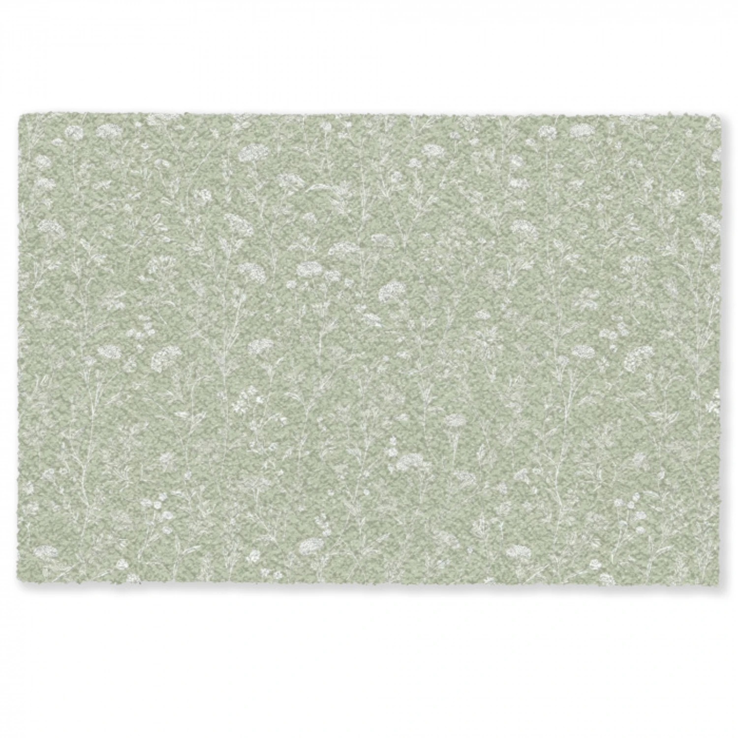 Bloemen - Patroon - Groen Deurmat klein 898 -zkaufland3d