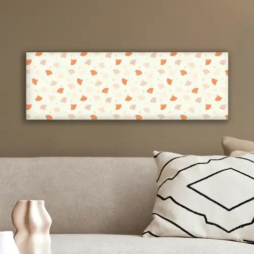 Zee - Dieren - Schelpen - Sinaasappel canvas 2cm klein 828 -sfeer3
