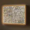 Mondriaan - Kunst - Oude meesters - Tableau I Light Box met batterij (Wandlamp) middel -z3d_website