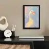 Eend - Zonnebril - Water fotolijst zwart zonder passe partout klein -sfeer1