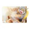 Vlinder - Bloem - Oranje Placemat vinyl groot -zzzproduct_Kitchenyeah-website