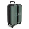 Groene achtergrond met tekst CIAO NBS - Handbagage koffer - Volwassenen Unisex middel -productfoto_3d
