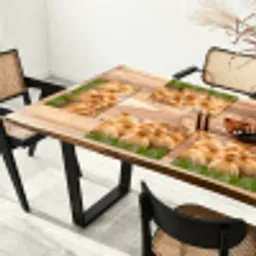 Pijltje - Eend - Natuur - Geel Placemat vinyl groot -zzsfeer4_Kitchenyeah-website