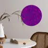 Olie - Verf - Texturen - Fel Wandcirkel behangsticker klein 186 -sfeer3