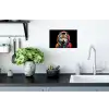 Graffiti - Wolf - Jas - Zwart Muursticker klein -keuken