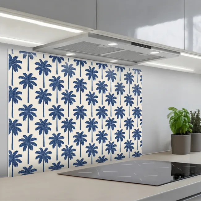 Paraschizzi cucina - Simmetrico - Palma - Blu