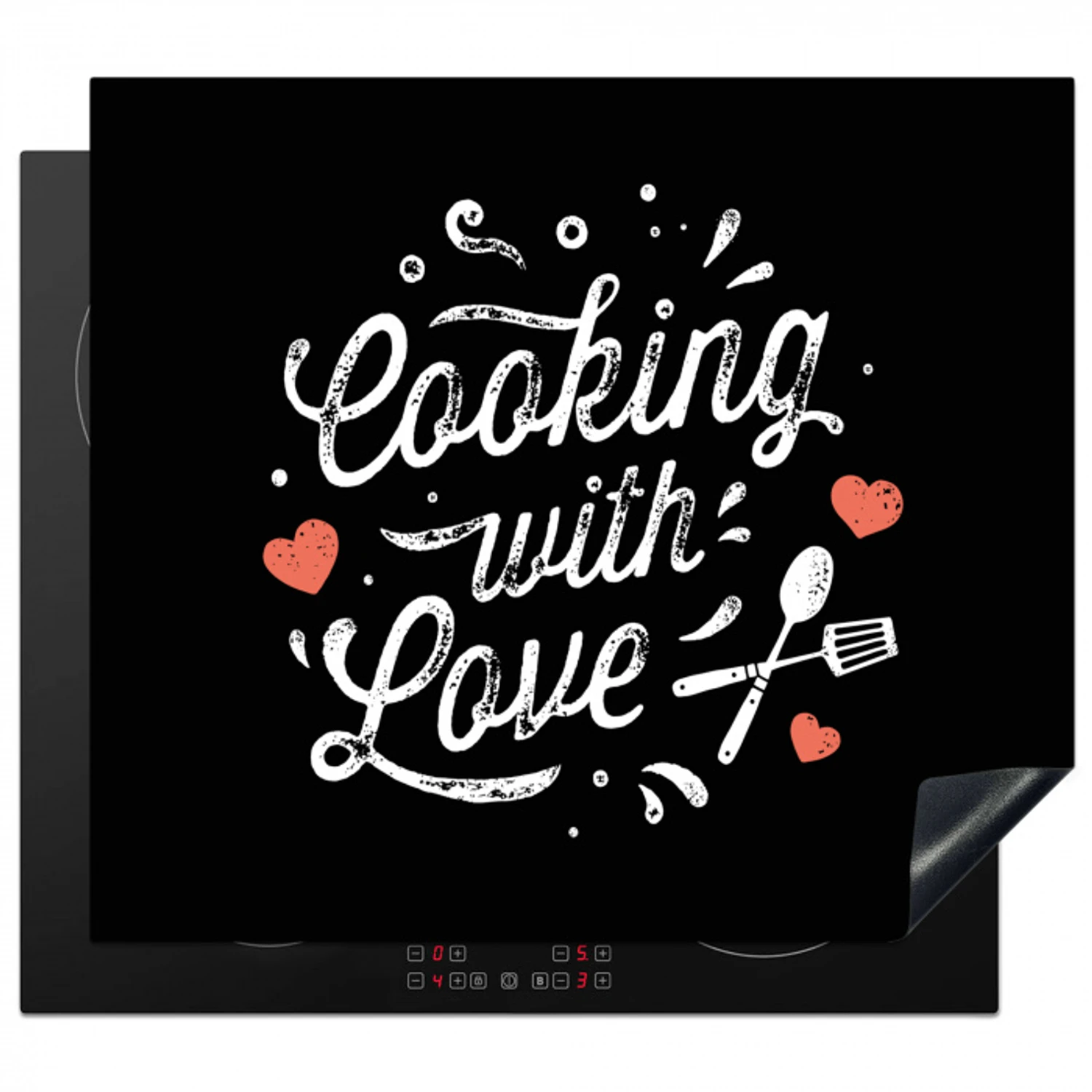 Passie voor Koken Inductie beschermer vinyl 3mm middel -3d