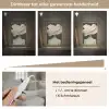 Vrouw - Beige - hoed Light Box met kabel (Tafellamp) klein -USP_dimbaarNL