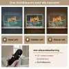 Paradijsvogel - Bloem - Exotisch Light Box met batterij (Wandlamp) middel -USP_lichtkleurNL
