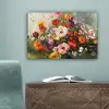 Vrolijk boeket - Dynamisch - Subtiele kleurspatten canvas 2cm klein -sfeer4