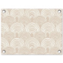 Golven - Structuur - Beige tuinposter los doek klein 239 -3d