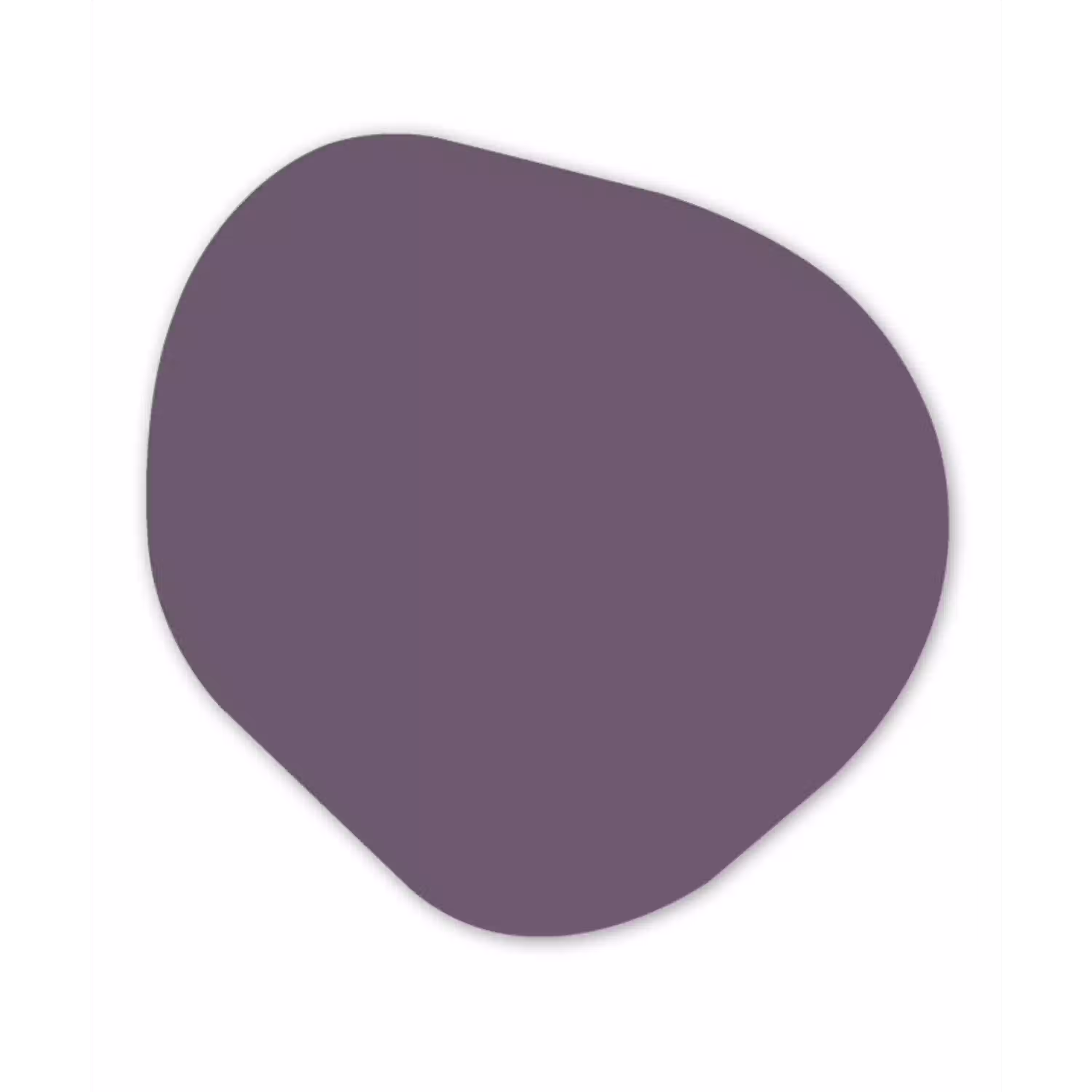 Velvet - Aubergine - Paars Wandcirkel Organisch Forex 3mm klein 629 -3d