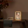 Doorkijk - Boog - Bloemen - Pastel Light Box met kabel (Wandlamp) klein -sfeer4
