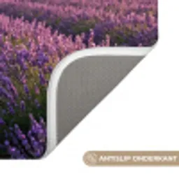 Landschap - Lavendelveld - Paars Badmat klein -USP_AntislipNL