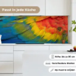 Veren - Ara - Kleurrijk keuken achterwand 2 middel -sfeer4_DE