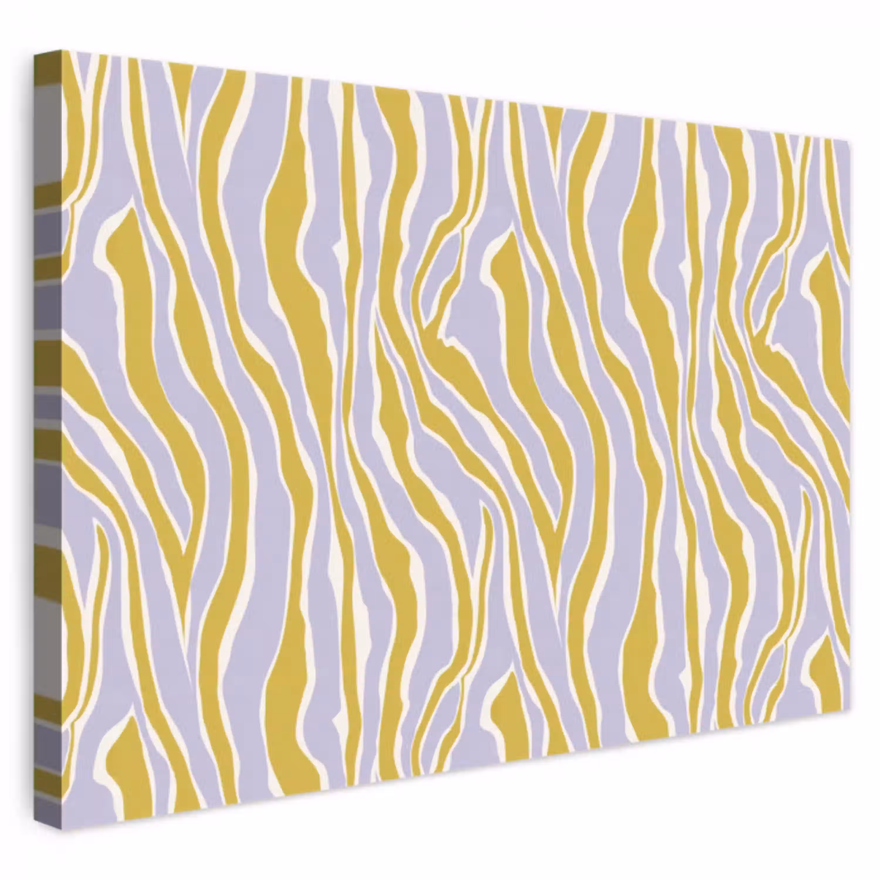 Zebra - Modern - Meerkleurig canvas 2cm klein 34 -3d