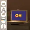 Blauw - Geel - OH - Schaduw Light Box met kabel (Tafellamp) klein -USP_websiteoverzichtNL