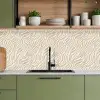 Zebra - Patroon - Beige keuken achterwand 2 middel 871 -sfeer3