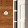 Huis illustratie - Traditioneel Naambord Rond klein -sfeer3-rond-XS