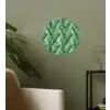 Tropisch - Palmbladeren - Groen Wandcirkel behangsticker klein 186 -sfeer2