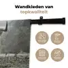 Schotse Hooglander - Bos - Mist - Koe - Dieren - Natuur Wandkleed katoen klein -sfeer2