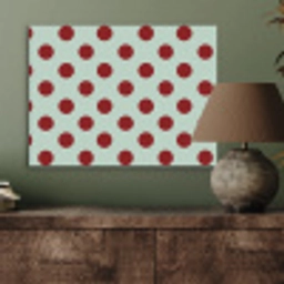 Polka - Dots - Rood PET vilt klein 837 -sfeer2
