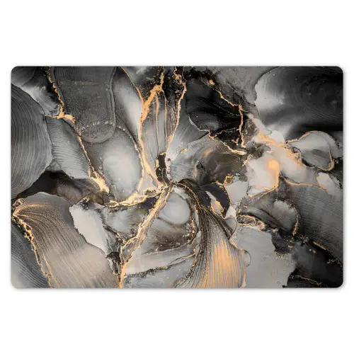 Grijs - Luxe  - Goud - Marmer Placemat vinyl groot -zzsfeer1_Kitchenyeah-website