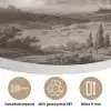 Klassiek - Landschap - Neutraal Akoestische PET Vilt - Rond klein -closeup_NL