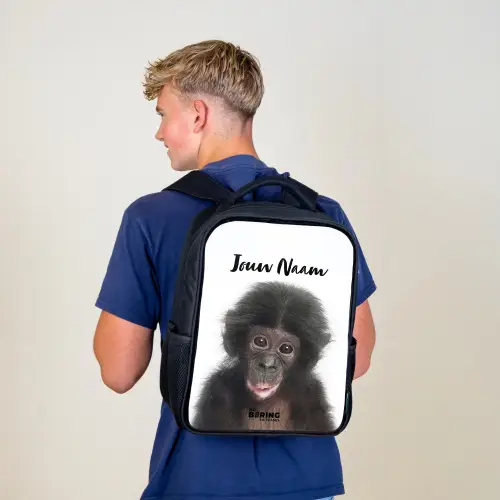 Charlie Chimp Rugzak - Zwart middel -sfeer8