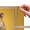 Hamster - Nootje - Geel - Knaagdier Light Box met batterij (Wandlamp kind) middel -USP_websiteprintNL
