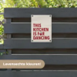 Rood - Quote - Kersen tuinposter los doek klein -sfeer3