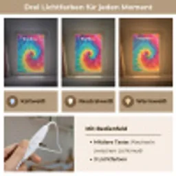 Kleurrijk - Regenboog - Spiraal Light Box met kabel (Kinderlampje) klein -USP_lichtkleurDE