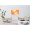 Vogels - Cirkels - Geel Muursticker klein -eettafel
