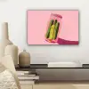 Augurken - Pot - Schaduw - Roze canvas 2cm klein -sfeer6